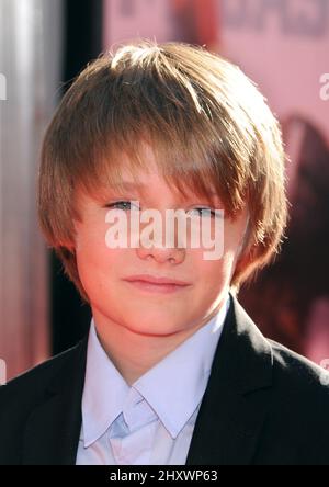 Dakota Goyo bei der Weltpremiere von „Real Steel“ im Gibson Amipothate in Los Angeles, USA. Stockfoto