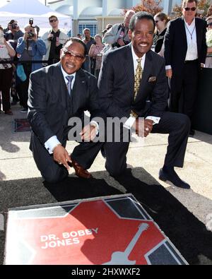 Dr. Bobby Jones bei der Music City Walk of Fame Induction Ceremony im Walk of Fame Park in Nashville, USA. Stockfoto