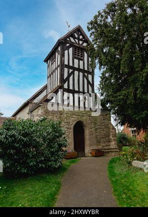 St. James Church in Kington Village, Worcestershire, England. Stockfoto