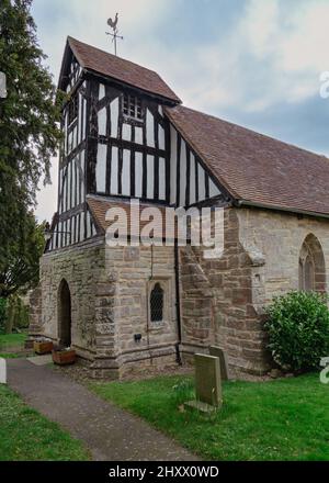 St. James Church in Kington Village, Worcestershire, England. Stockfoto