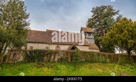 St. James Church in Kington Village, Worcestershire, England. Stockfoto