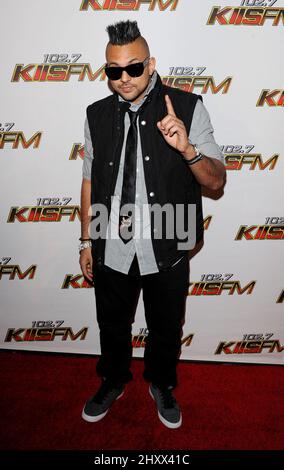 Sean Paul während des KIIS FM Jingle Ball 2011 im Nokia Theater, Kalifornien Stockfoto