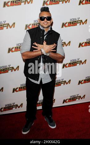 Sean Paul während des KIIS FM Jingle Ball 2011 im Nokia Theater, Kalifornien Stockfoto