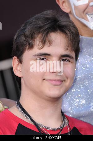 Prinz Jackson feiert den „King of Pop“ mit einer Hand & Footprint-Zeremonie im Grauman's Chinese Theatre in Los Angeles, USA. Stockfoto