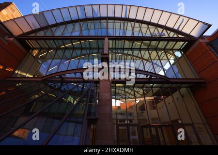 Museum, Kunst, Nürnberg moderne Architektur Germanisches Nationalmuseum oder Deutsches Museum in der Innenstadt oder Altstadt von Nürnberg, ,Bayern Stockfoto