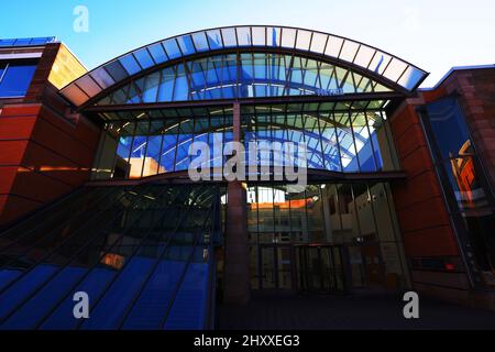 Museum, Kunst, Nürnberg moderne Architektur Germanisches Nationalmuseum oder Deutsches Museum in der Innenstadt oder Altstadt von Nürnberg, ,Bayern Stockfoto