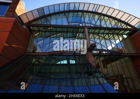 Museum, Kunst, Nürnberg moderne Architektur Germanisches Nationalmuseum oder Deutsches Museum in der Innenstadt oder Altstadt von Nürnberg, ,Bayern Stockfoto