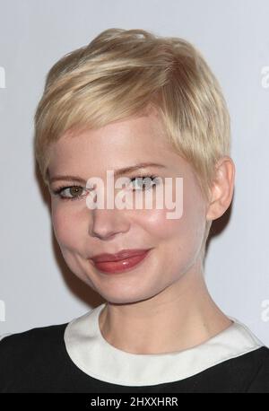 Michelle Williams während der Oscar Wilde Pre Academy Awards Veranstaltung im Bad Robot Studio in Santa Monica, Kalifornien. Stockfoto