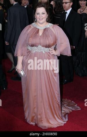 Melissa McCarthy nimmt an den Annual Academy Awards 84. Teil, die im Hollywood & Highland Center Theatre (ehemals Kodak Theatre) in Los Angeles, USA, verliehen werden. Stockfoto