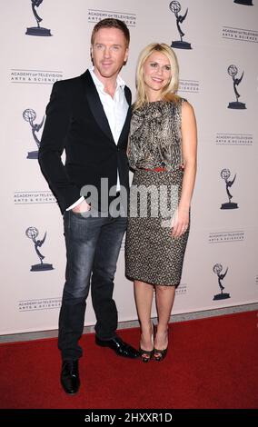 Damian Lewis und Claire Danes bei einem Abend mit „Homeland“ an der TV Academy in North Hollywood, Kalifornien Stockfoto