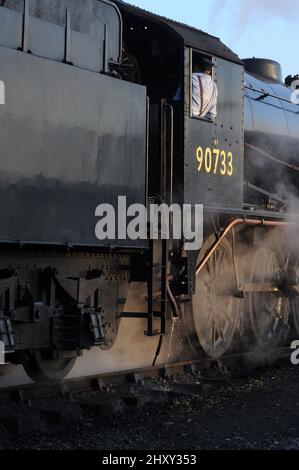 „90733“ an der Kidderminster Town Station. Stockfoto