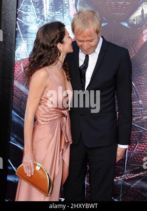 Anna Friel und Rhys Ifans „The Amazing Spider-man“, Los Angeles, Premiere im Regency Village Theatre Stockfoto