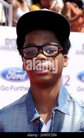 Astro bei den BET Awards 2012 am 1. Juli 2012 in Los Angeles, Kalifornien. Stockfoto