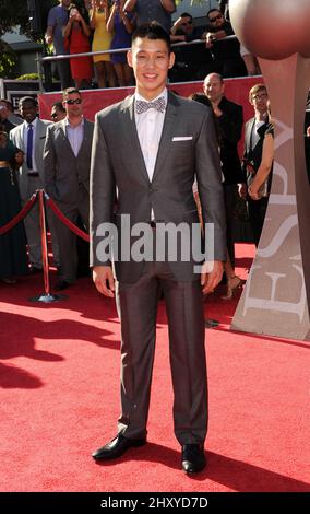 Jeremy Lin bei der Ankunft bei den ESPY Awards 2012 im Nokia Center, Los Angeles. Stockfoto