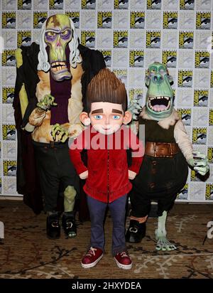 13. Juli 2012 San Diego, Ca. Charectors 2012 Comic Con - Tag 2 'ParaNorman' Photo Op im Bayfront Hilton Stockfoto
