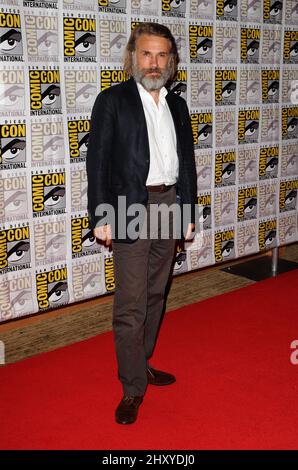 Christoph Waltz 2012 Comic Con - Tag 3 'Django Unchained' Photo Op im Bayfront Hilton Stockfoto