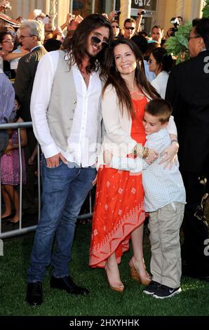 Holly Marie Combs nimmt an der Premiere von „The Odd Life of Timothy Green“ in Los Angeles im El Capitan Theatre, Hollywood, Teil. Stockfoto