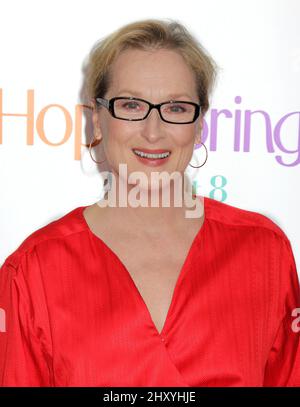 Meryl Streep bei der New Yorker Premiere von „Hope Springs“ Steven Bergman Stockfoto