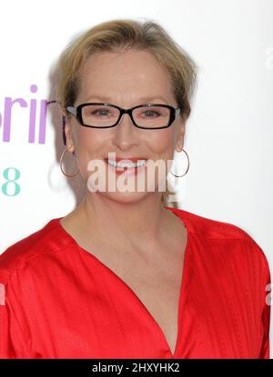 Meryl Streep bei der New Yorker Premiere von „Hope Springs“ Steven Bergman Stockfoto