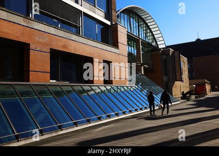 Nürnberg Museum, Kunst, moderne Architektur Germanisches Nationalmuseum oder Deutsches Museum in der Innenstadt oder Altstadt von Nürnberg, ,Bayern Stockfoto