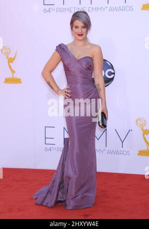 Kelly Osbourne nimmt 64. an den Primetime Emmy Awards Teil, die im Nokia Theater, Los Angeles, stattfinden. Stockfoto