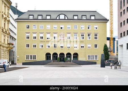 Parlamentsgebäude in Bozen Stockfoto