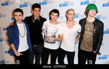 Die wollten an der 2012 KIIS FM 'Jingle Ball' Night 2 im Nokia Theater in Los Angeles, USA, teilnehmen. Stockfoto