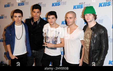 Die wollten an der 2012 KIIS FM 'Jingle Ball' Night 2 im Nokia Theater in Los Angeles, USA, teilnehmen. Stockfoto