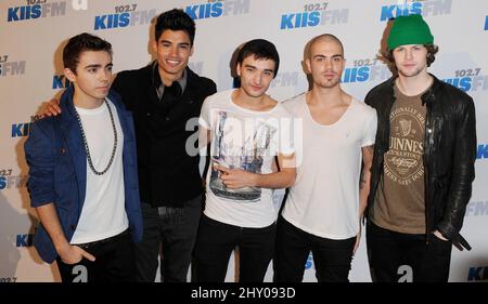 Die wollten an der 2012 KIIS FM 'Jingle Ball' Night 2 im Nokia Theater in Los Angeles, USA, teilnehmen. Stockfoto