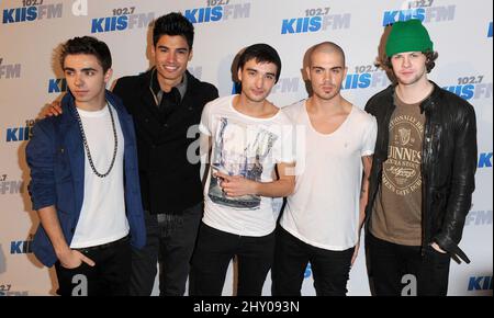 Die wollten an der 2012 KIIS FM 'Jingle Ball' Night 2 im Nokia Theater in Los Angeles, USA, teilnehmen. Stockfoto