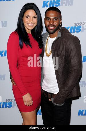 Jordin Sparks und Jason Derulo bei der 2012 KIIS FM 'Jingle Ball' Night 2 im Nokia Theater in Los Angeles, USA. Stockfoto