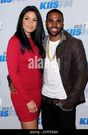 Jordin Sparks und Jason Derulo bei der 2012 KIIS FM 'Jingle Ball' Night 2 im Nokia Theater in Los Angeles, USA. Stockfoto