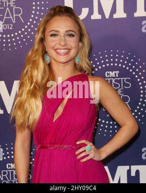 Hayden Panettiere nahm an der CMT 2012 Artists of the Year in der Factory in Tennessee, USA, Teil. Stockfoto