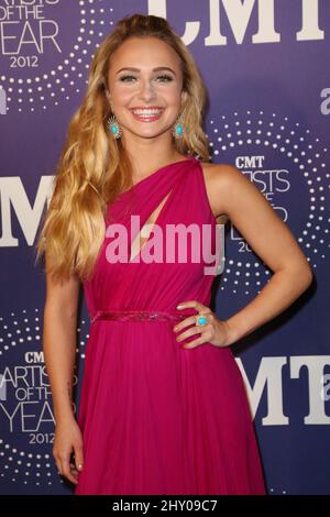 Hayden Panettiere nahm an der CMT 2012 Artists of the Year in der Factory in Tennessee, USA, Teil. Stockfoto