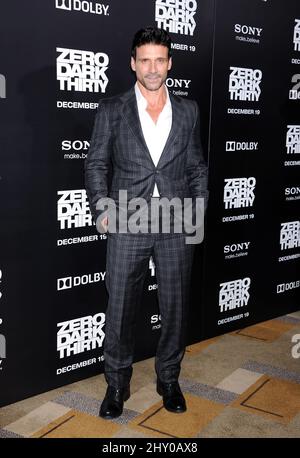 Frank Grillo bei der Premiere von „Zero Dark Thirty“ in Hollywood, Kalifornien. Stockfoto