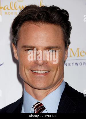 Dylan Neal nahm an der 2013 „Winter TCA“-Pressekonferenz von Hallmark Channel und Hallmark Movie Channel Teil, die in der Huntington Library and Gardens in Pasadena in Kalifornien, USA, abgehalten wurde. Stockfoto