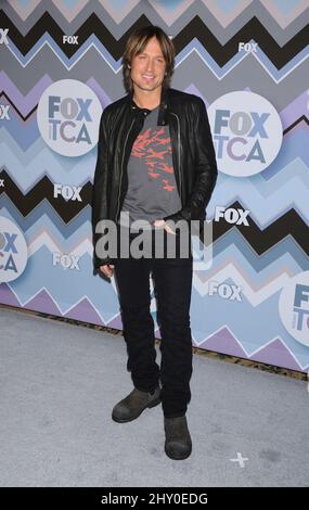 Keith Urban nimmt an der Fox Winter TCA All-Star Party in Pasadena, Kalifornien, Teil. Stockfoto