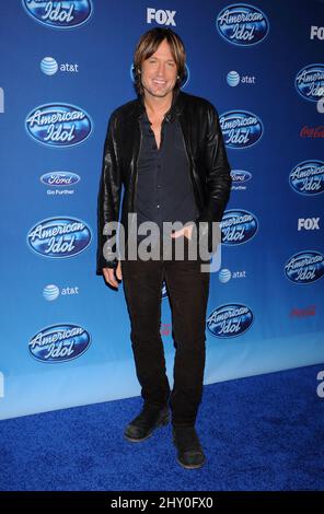 Keith Urban während der Premiere der FOX's American Idol Saison 12 in der Royce Hall auf dem UCLA Campus, Kalifornien Stockfoto