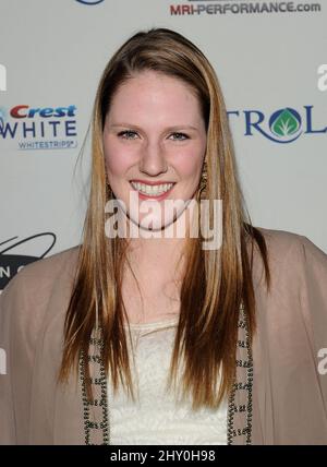 Missy Franklin nimmt an der „Gold meets Golden“ Gala bei Equinox in Los Angeles, Kalifornien, Teil. Stockfoto