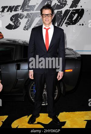 Johnny Knoxville bei der Weltpremiere „Last Stand“ im Grauman's Chinese Theatre in Los Angeles, USA. Stockfoto