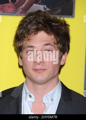 Jeremy Allen White nimmt an der Premiere von „Movie 43“ im Grauman's Chinese Theatre, Los Angeles, Teil. Stockfoto