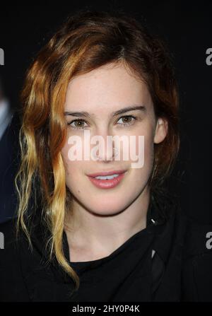 Rumer Willis bei der „A Good Day to die Hard“-Widmung einer permanenten Klangbühne und Wandmalerei, die im 20. Century Fox Lot enthüllt wurde. Stockfoto