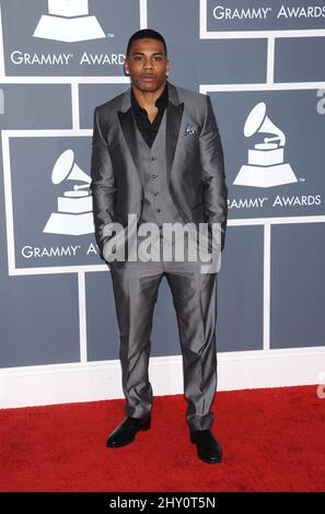 Nelly kommt zu den jährlichen Grammy Awards 55. im Staples Center, Los Angeles. Stockfoto