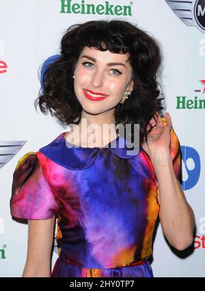 Kimbra bei der Warner Music Group 2013 Grammys-Feier nach der Party im Chateau Marmont, Hollywood, Los Angeles nach den Annual Grammy Awards 55.. Stockfoto