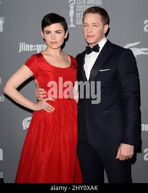 Ginnifer Goodwin, Josh Dallas bei den Annual Costume Designers Guild Awards 15. im Beverly Hilton Hotel International Ballroom in Los Angeles, Kalifornien. Stockfoto