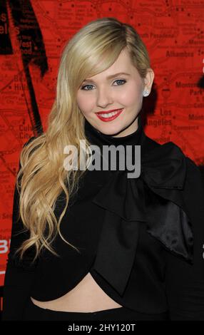 Abigail Breslin bei der Premiere von „The Call“ im ArcLight Theater in Hollywood, Kalifornien. Stockfoto