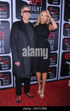 Peter Fonda und Parky Fonda bei der AFI-Nacht bei den Filmen von Target im ArcLight Cinemas Hollywood in Los Angeles, USA. Stockfoto