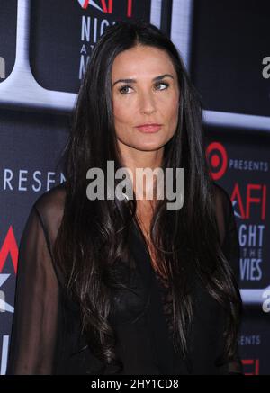 Demi Moore nimmt an der AFI's Night bei den Filmen Teil, die von Target in den ArcLight Cinemas Hollywood in Los Angeles, USA, präsentiert wurden. Stockfoto