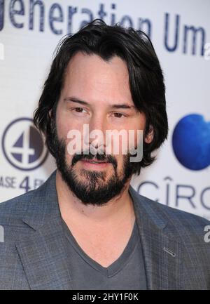 Keanu Reeves bei der Premiere von 'Generation um' in Los Angeles, Kalifornien. Stockfoto