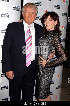 Donald Trump und Marilu Henner beim Trump Junket mit Marilu Henner, der am 7. Mai 2013 in den Trump Towers in New York stattfand. Stockfoto